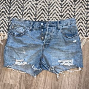 Denim shorts